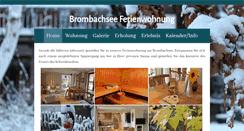 Desktop Screenshot of brombachsee-ferienwohnung.de