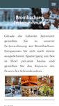 Mobile Screenshot of brombachsee-ferienwohnung.de