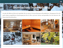 Tablet Screenshot of brombachsee-ferienwohnung.de